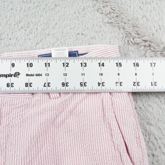 Vineyard Vines Seersucker Breaker Shorts Mens 30 Striped Red White - Picture 7 of 12
